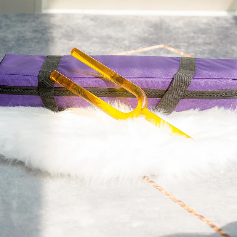 E4 Note Kristall-Stimmgabel - Solarplexus-Chakra