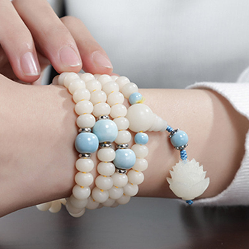 Verstellbares Bodhi-Samen-Armband für Weisheit und Meditation