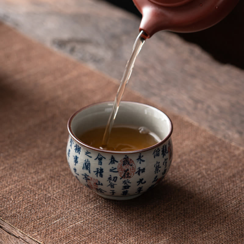 Lotus-Teetasse aus Keramik, 150 ml, für traditionelle Teerituale