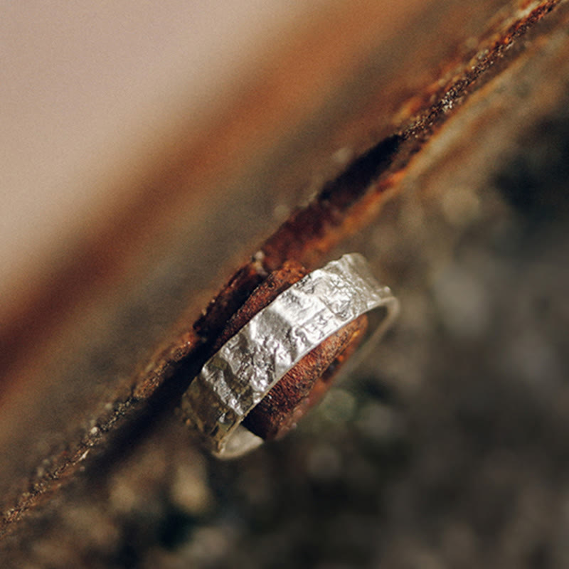 925 Sterling Silber Segenspaarring | Spiritueller Schutz