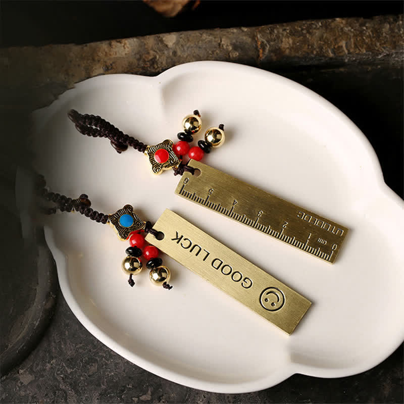 Feng Shui Yin Yang Bagua Balance Schlüsselanhänger Kupfer Messing