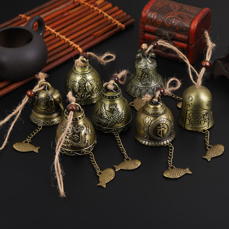 Feng Shui-Glocke zum Aufhängen aus Zinklegierung für Zen-Dekor