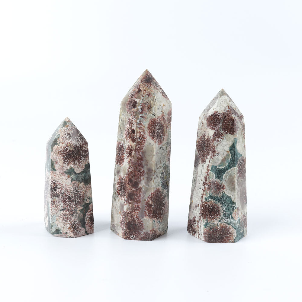 Fireworks Crystal Points 2-3.5 Inch Polished Obelisks