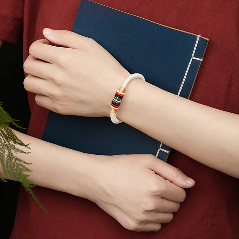 Fünf Elemente Rotes Schnurarmband | King Kong Knoten, Schutz & Glück