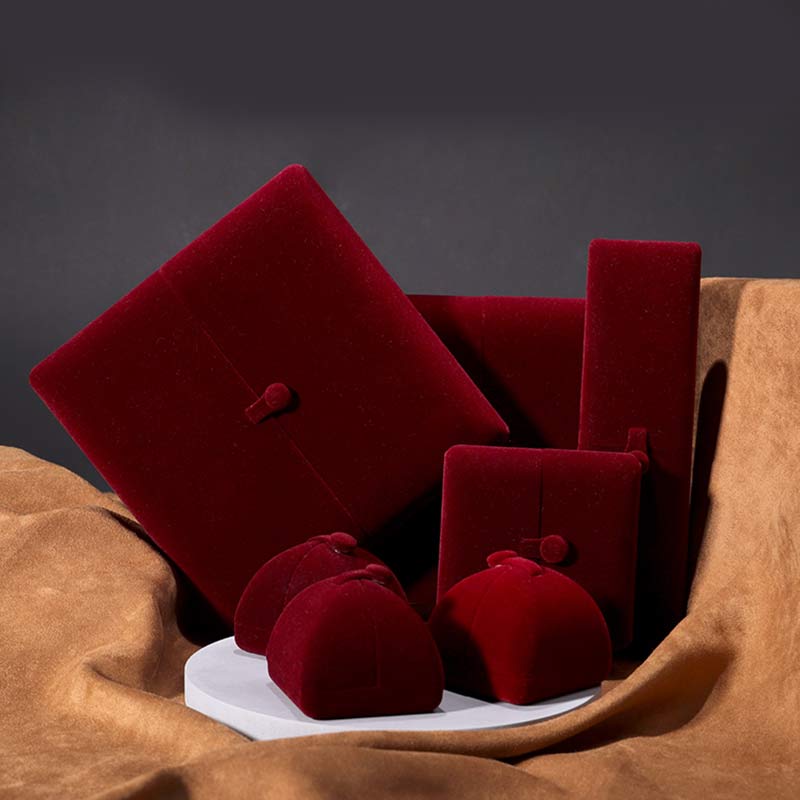 Flanell-Schmuckaufbewahrungsbox | Zen Decor Geschenk-Organizer