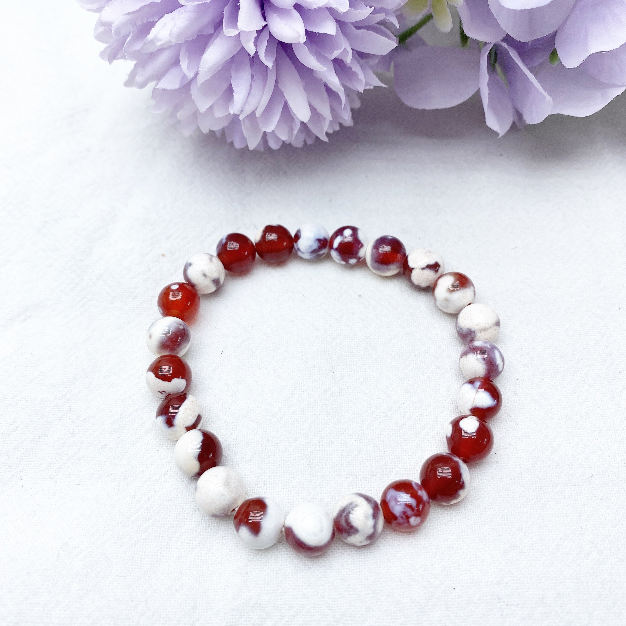 Galaxy Tigerauge & Orca Onyx Chakra Armband 8mm