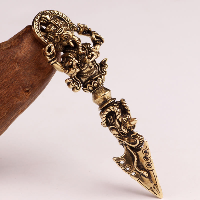 Ganesh Dorje Vajra Spirituelle Kraft Halskette Anhänger