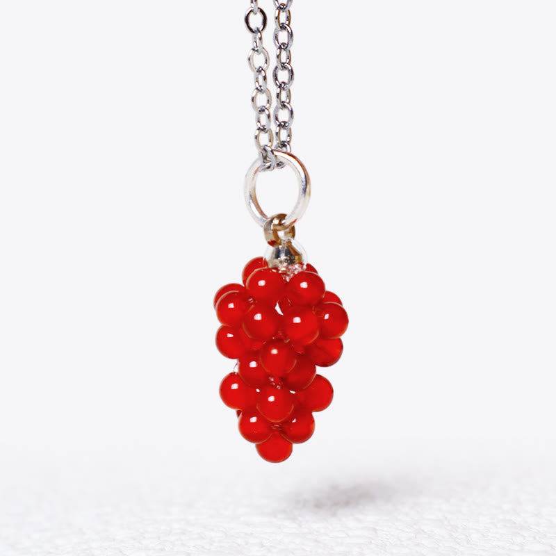 Granatkette zum Schutz | Natursteine 45cm
