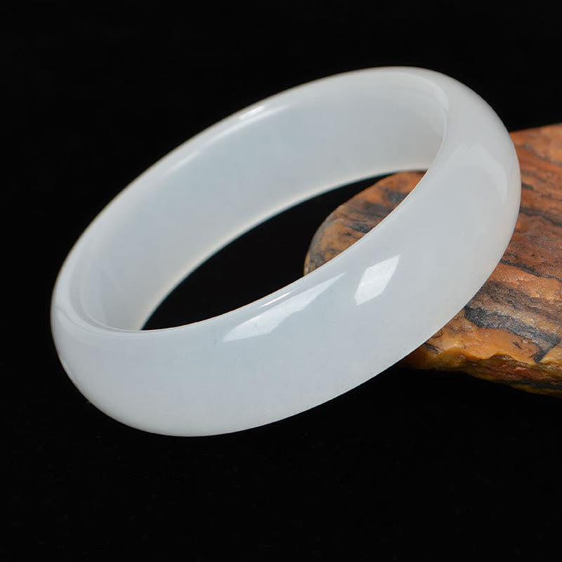 Goldener Seiden-Jade-Armreif, 58 mm, für Reichtum und Glück