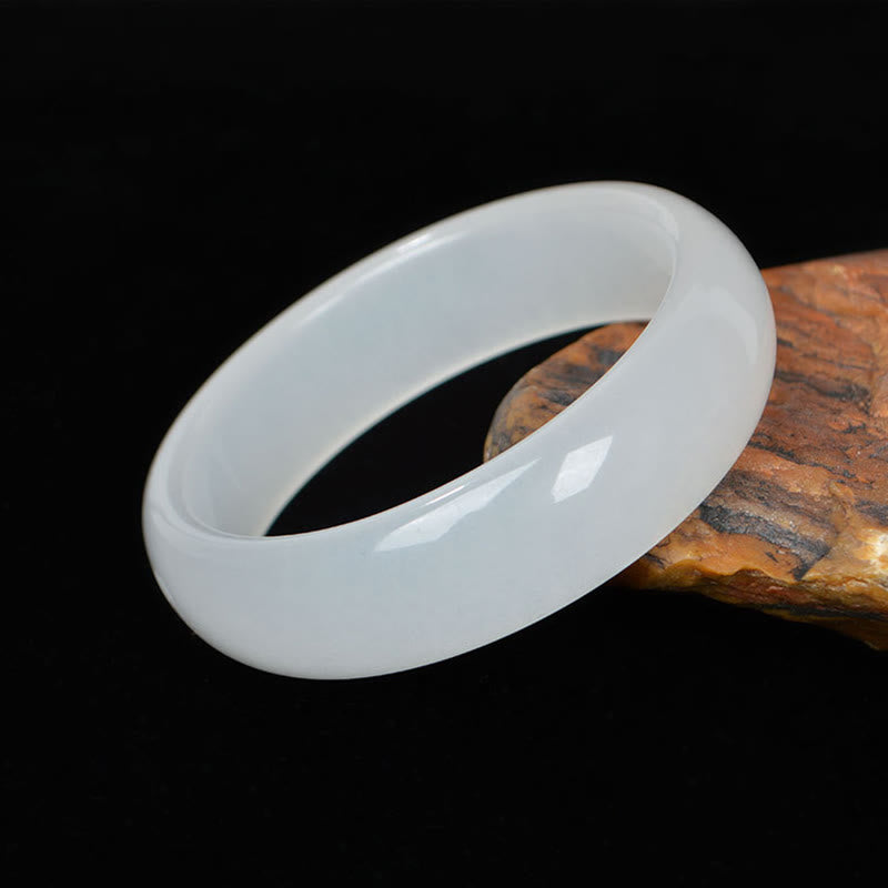 Goldener Seiden-Jade-Armreif, 58 mm, für Reichtum und Glück