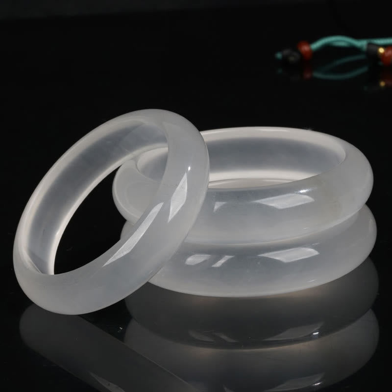 Goldenes Seiden-Jade-Armband für Reichtum und Glück, 58 mm Armreif