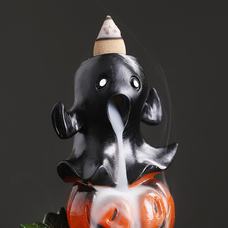 Halloween Kürbis Harz Rückfluss Weihrauch Brenner Dekor