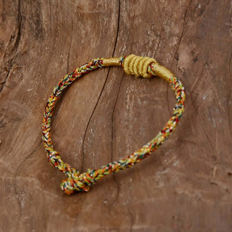 Handgefertigtes Schutzarmband aus roter Schnur mit King Kong-Knoten, 15 cm bis 18 cm