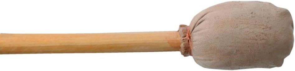 Wooden mallet with cloth-wrapped head for Handmade Shamanic Frame Drum with Goat Skin