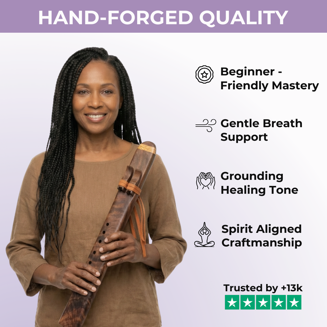 Bordunflöte G, F#, F, E, tiefes D, Walnuss, auf Bestellung anfertigen – handgefertigt