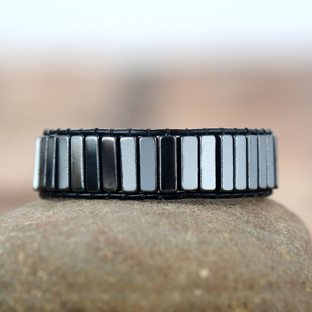 Hämatit-Armband für Selbstvertrauen und Ausgeglichenheit