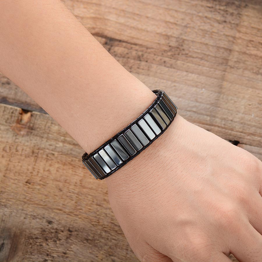 Hämatit-Armband für Selbstvertrauen und Ausgeglichenheit