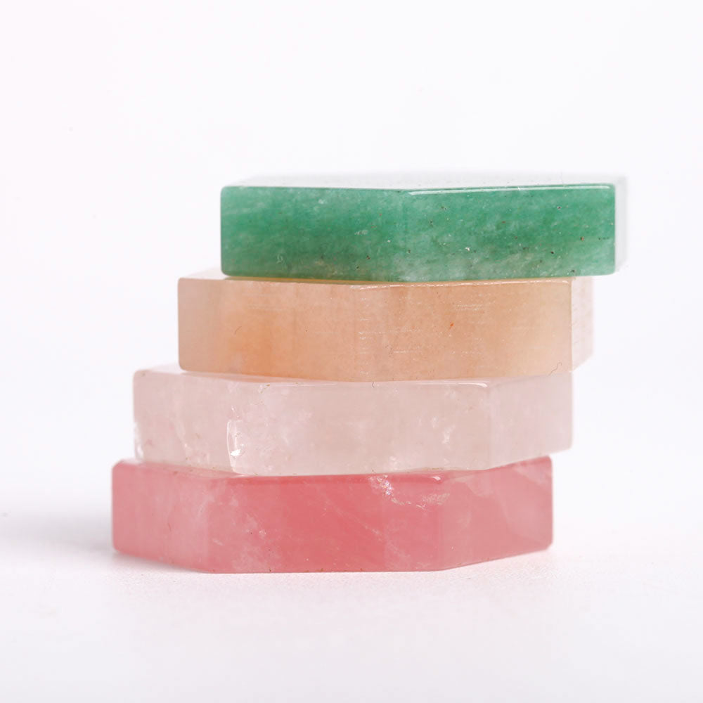 Sechseckige Kristallscheiben, 1,18 Zoll große Platten für die Inneneinrichtung