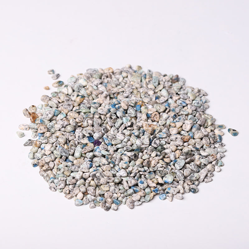 Hochwertige K2 Trommelsteine, 5–7 mm große Splitter