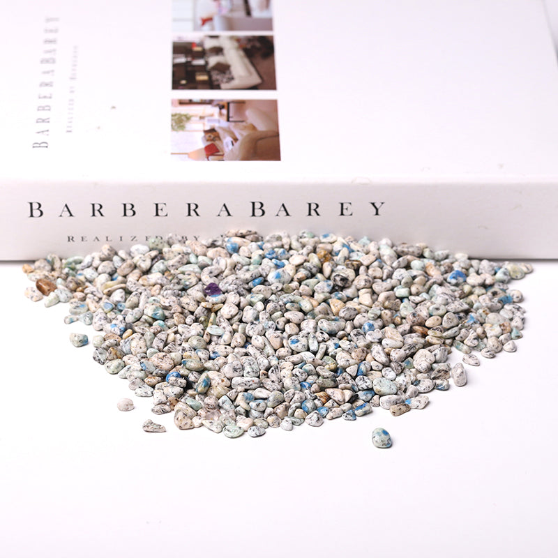 Hochwertige K2 Trommelsteine, 5–7 mm große Splitter