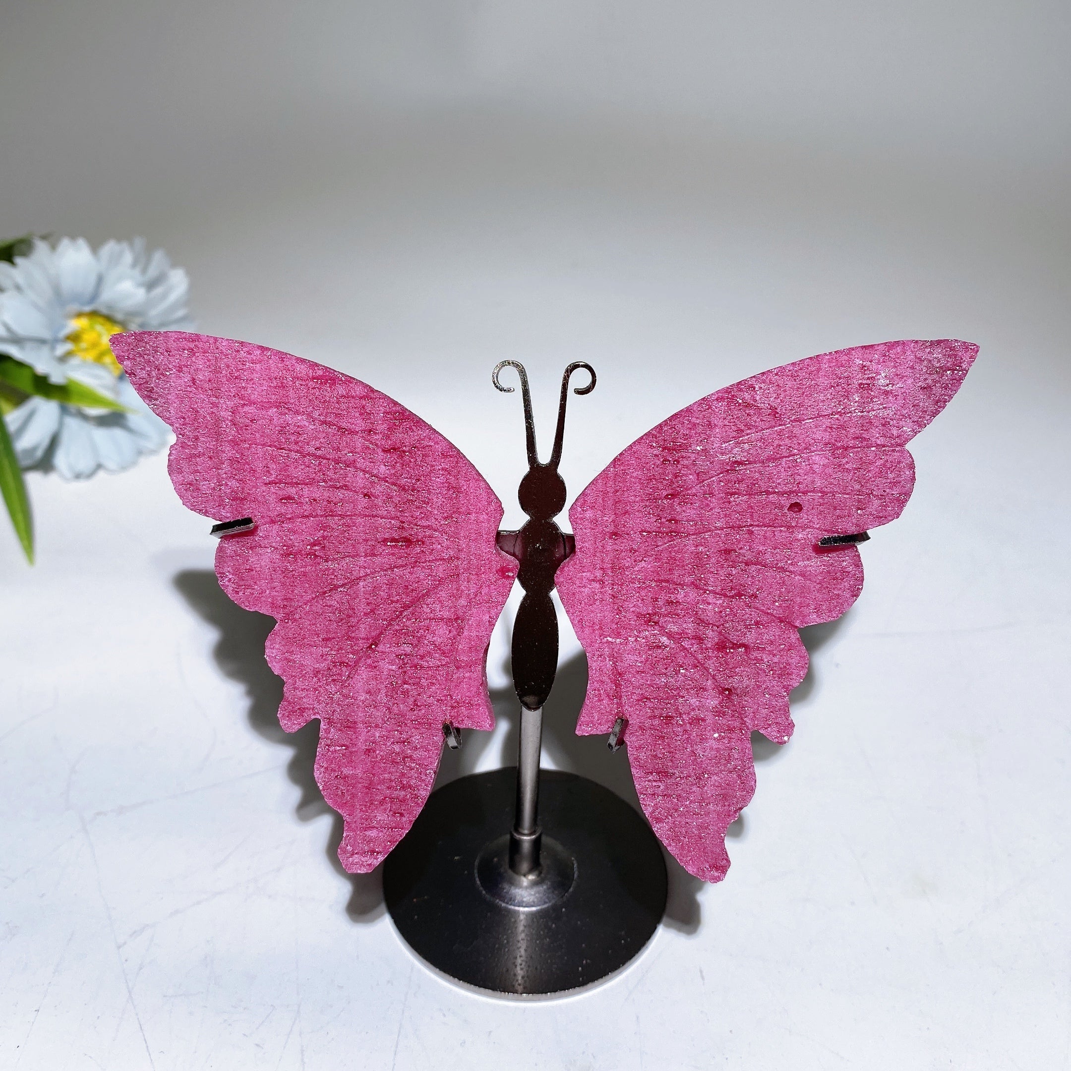 Bienenwaben-Rubin-UV-reaktive Schmetterlingsflügel 14 cm