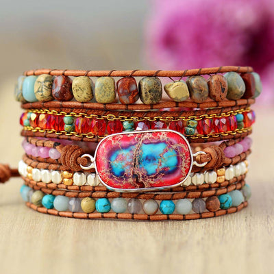 Jaspis-Tranquility-Armband zur Stresslinderung
