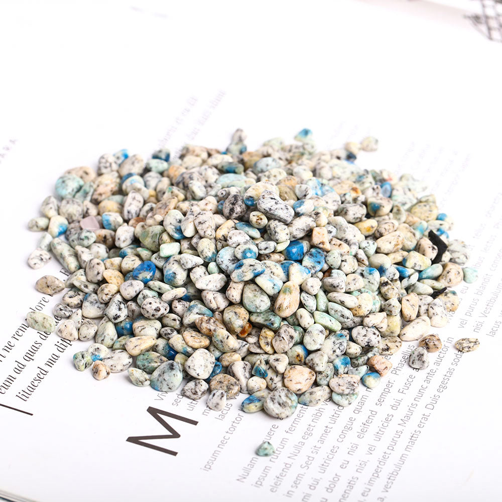 K2-Kristallsplitter, Trommelsteine, 5–7 mm, Heilenergie