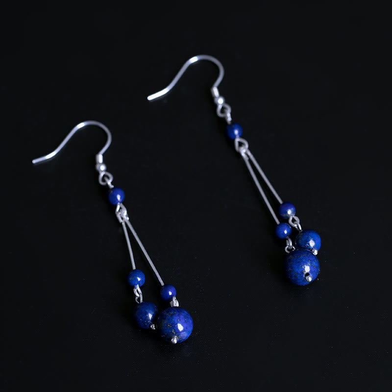 Lazurite Sterling Silber Serenity Tropfen Ohrringe