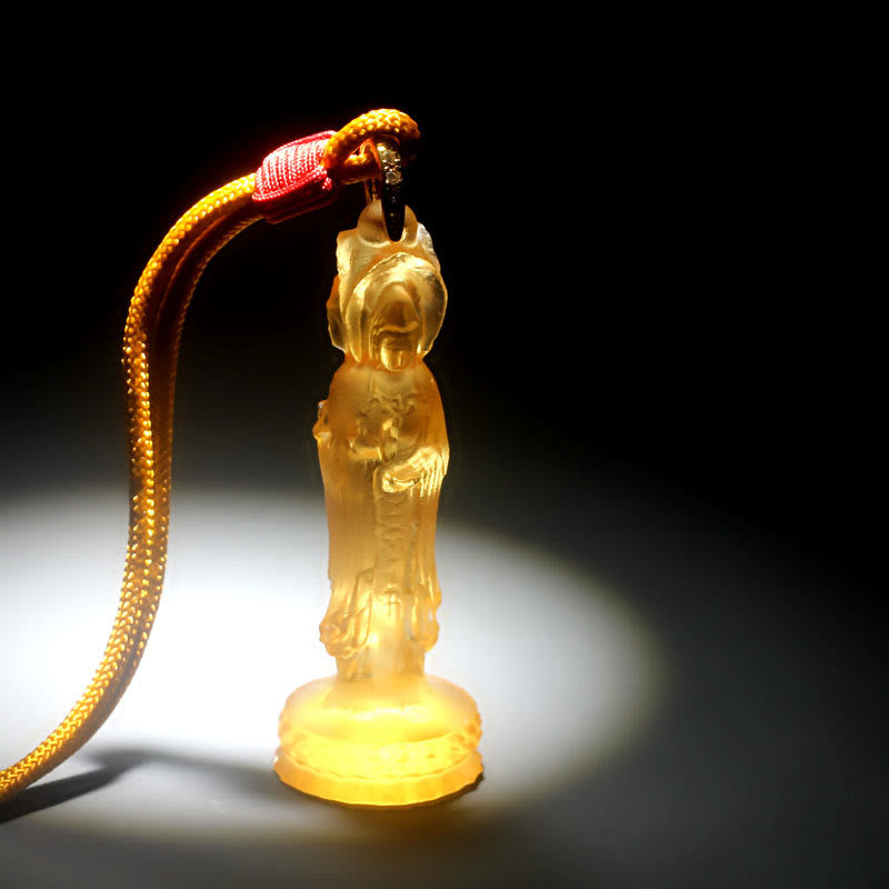 Liuli Avalokitesvara Buddha Halskette | Harmonie & Mitgefühl