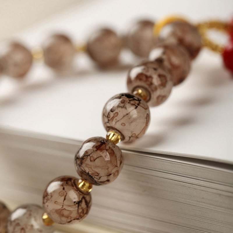 Liuli Glass Blessing Harmony Armband für spirituellen Schutz