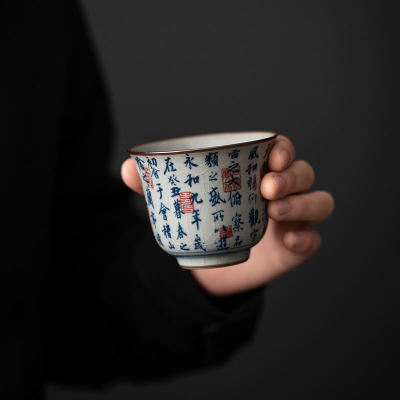Lotus-Teetasse aus Keramik, 150 ml, für traditionelle Teerituale