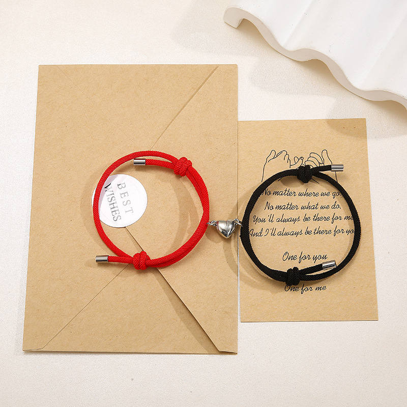 Magnetische rote Paararmbänder | Schutz & Stärke