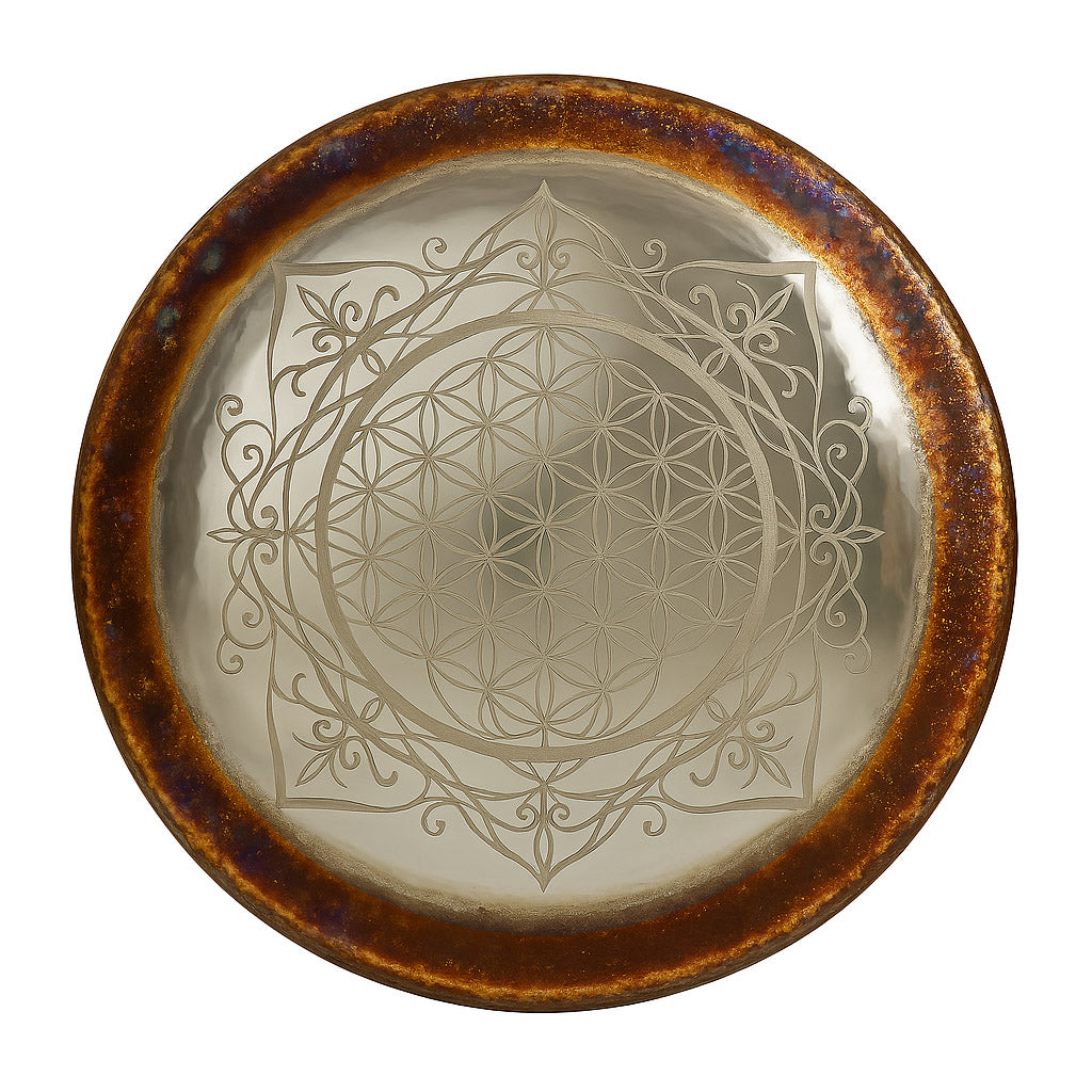 60 cm leuchtendes Gong-Instrument zur Meditation