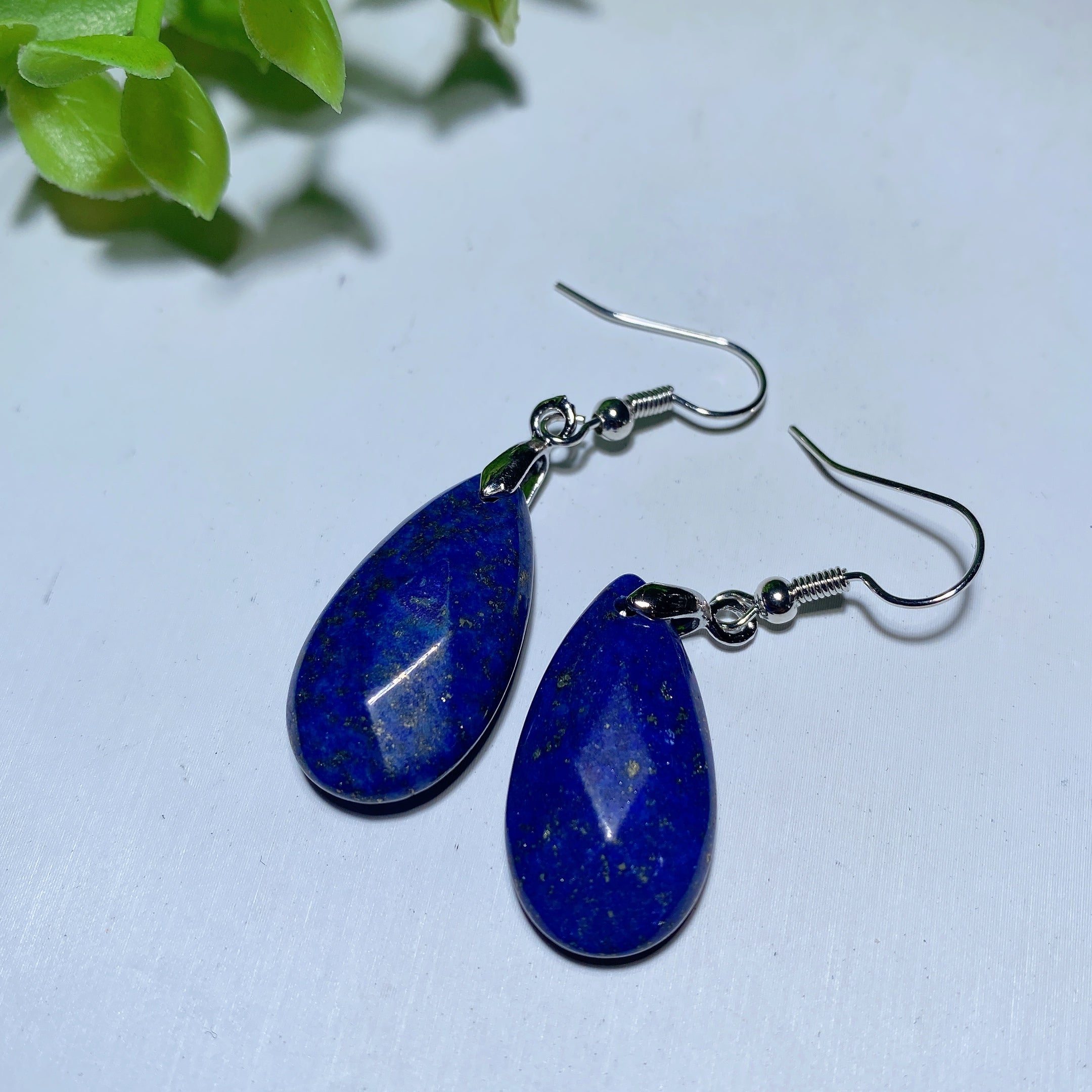 Mixed Crystal Faceted Spiritual Earrings 1 Inch Balance
