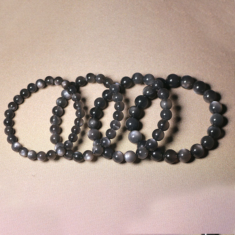 Mondstein-Armband, 8 mm, für Liebe und positive Energie