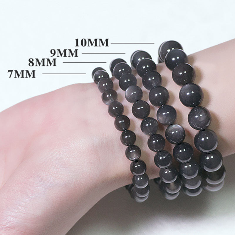 Mondstein-Armband, 8 mm, für Liebe und positive Energie