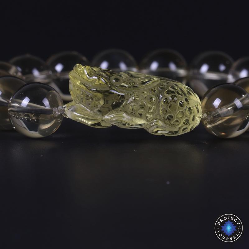 Natürliches Citrin-Pi-Xiu-Armband für Reichtum und Wohlstand