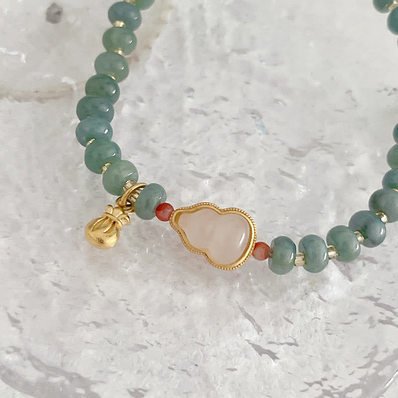 Natürliches Hetian-Jade-Wohlstandsarmband mit PiXiu-Anhänger