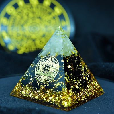 Obsidian Beschützer Orgon Pyramide