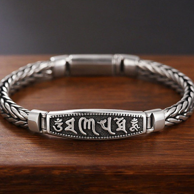 Om Mani Padme Hum Kupferarmband 18 cm – tibetisches Mantra
