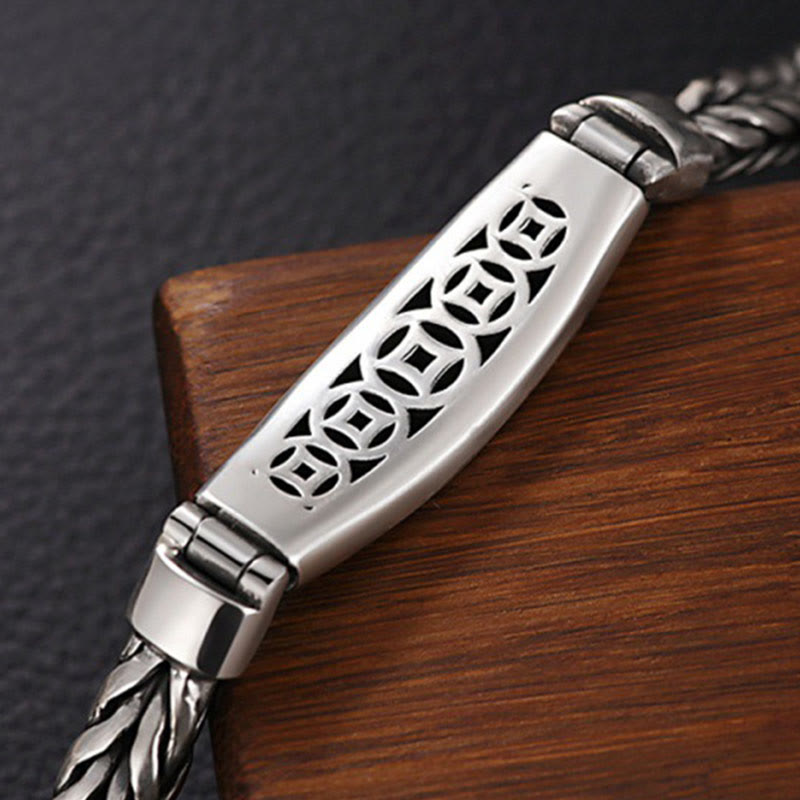 Om Mani Padme Hum Kupferarmband 18 cm – tibetisches Mantra