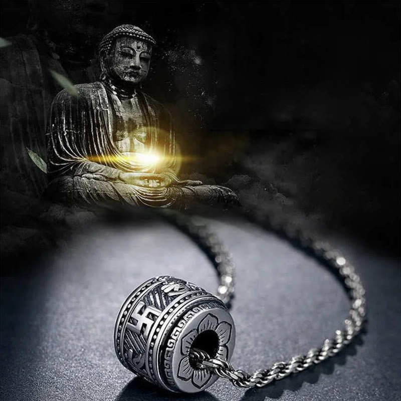 Om Mani Padme Hum Kupfer Schutz Halskette Anhänger