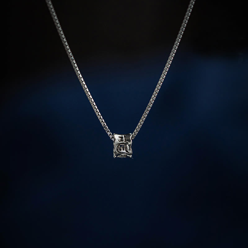 Om Mani Padme Hum Halskette | Anhänger aus 925er Sterlingsilber