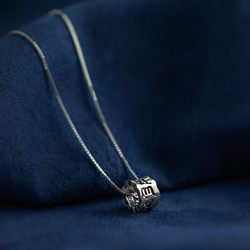 Om Mani Padme Hum Halskette | Anhänger aus 925er Sterlingsilber