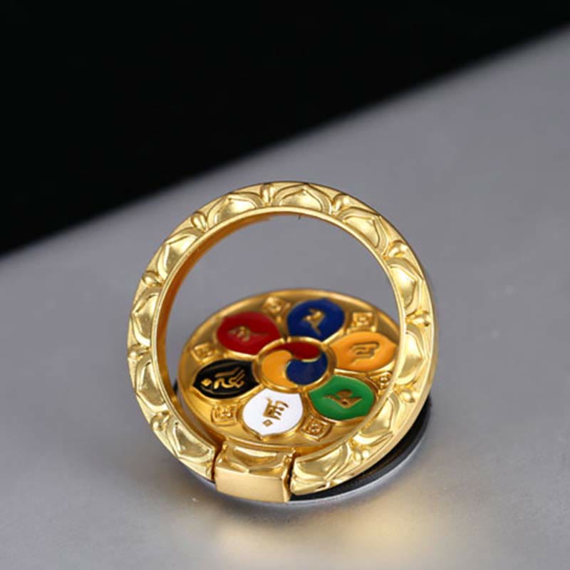 Om Mani Padme Hum Spirituelle Telefonringhalterung Universalhalterung