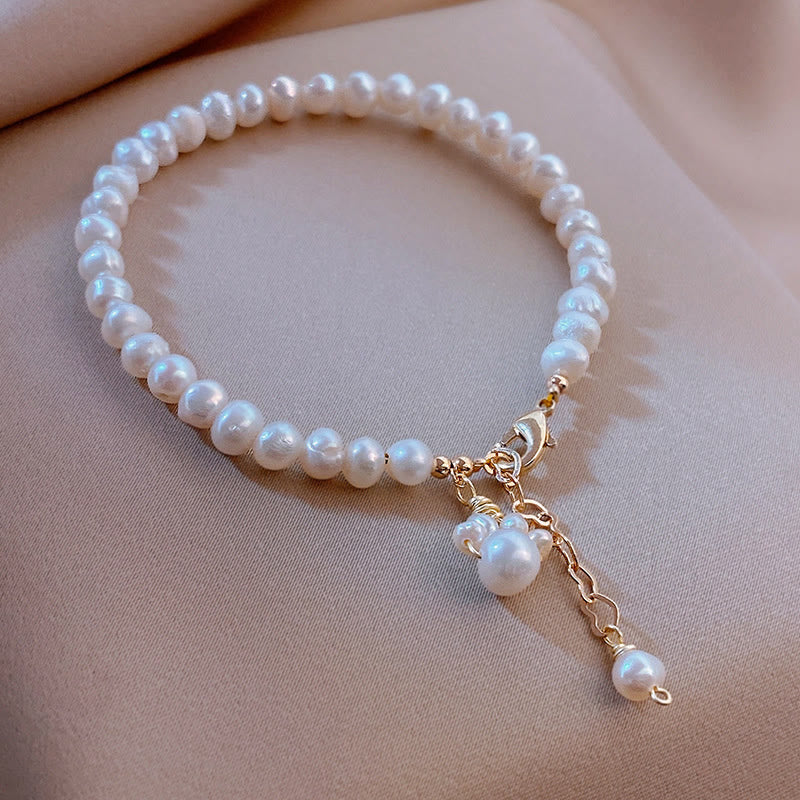 Perlen-Katzenpfoten-Heilarmband | Weisheit & Treue