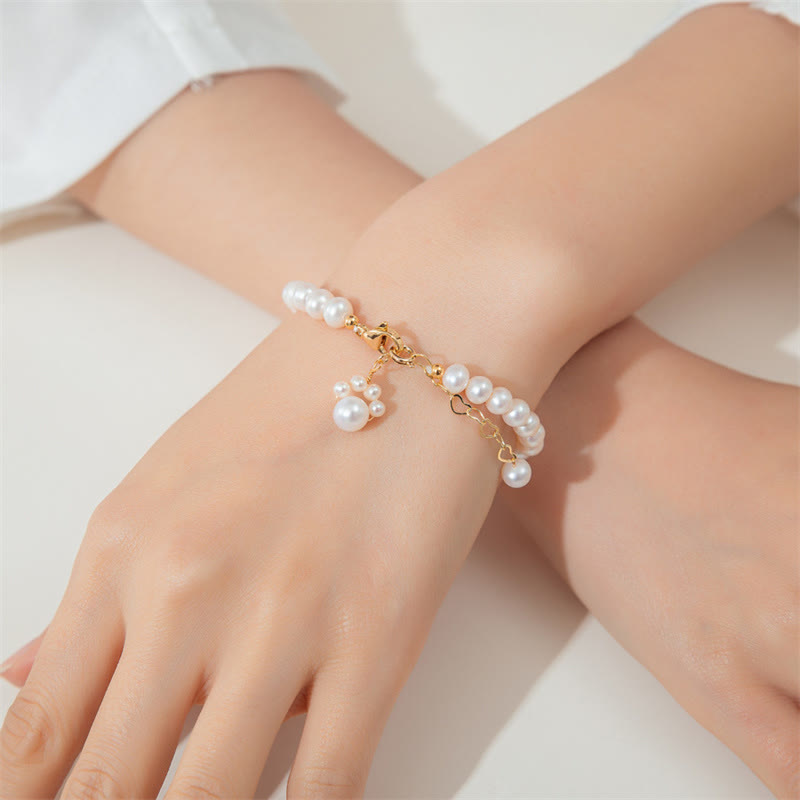 Perlen-Katzenpfoten-Heilarmband | Weisheit & Treue