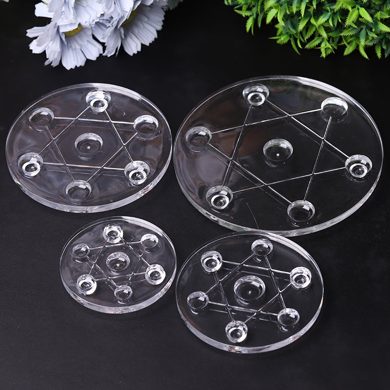 Kunststoff-Präsentationsständer 80 mm bis 150 mm für Kristalle