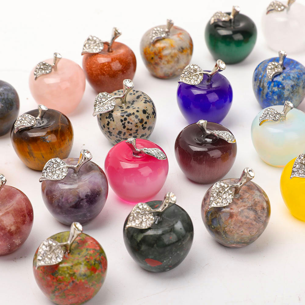 Polierte Kristallapfeldekoration 1,35 Zoll