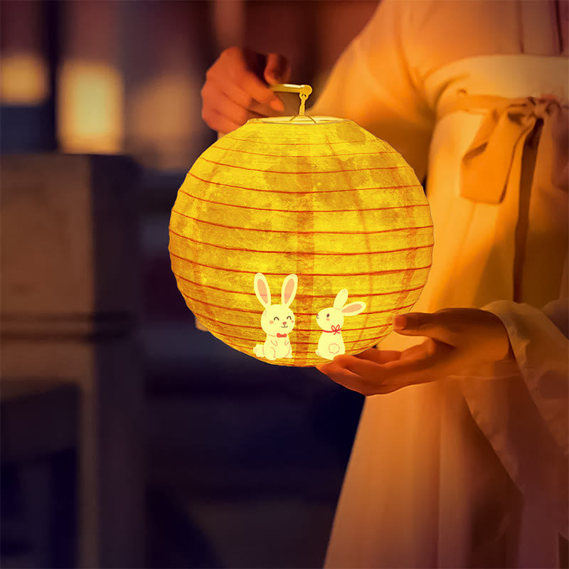 Hasen-Papierlaterne für das Mittherbstfest | Spiritueller Akzent für Zuhause